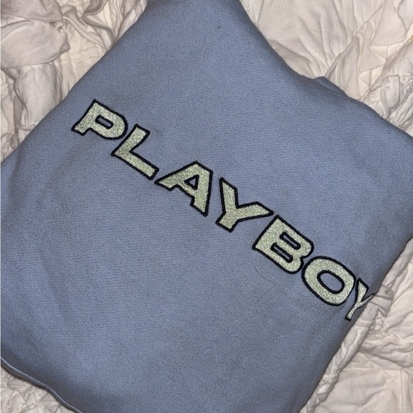 Play boy hoodie blue - Picture 5 of 5
